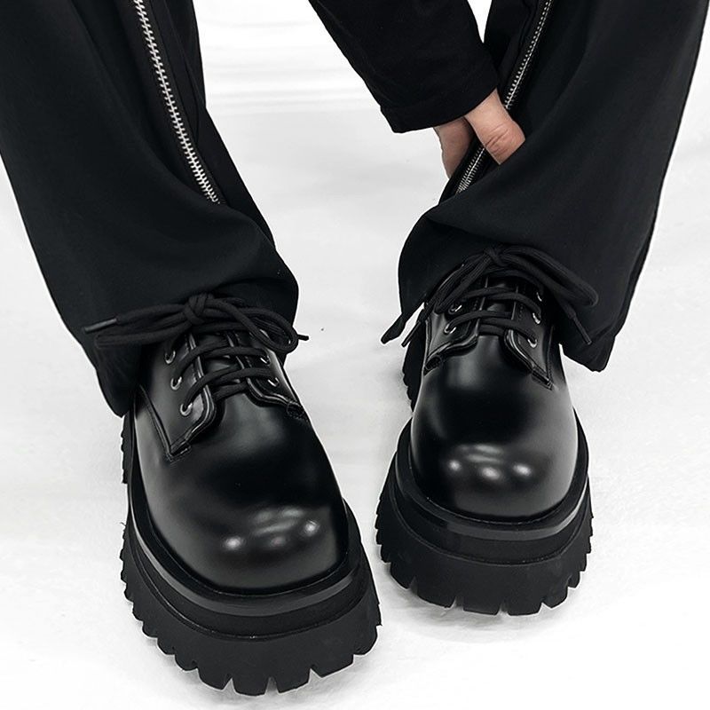 Men Shoes Louboutin - 2026 Derby Herrenschuhe mit dicker Sohle,