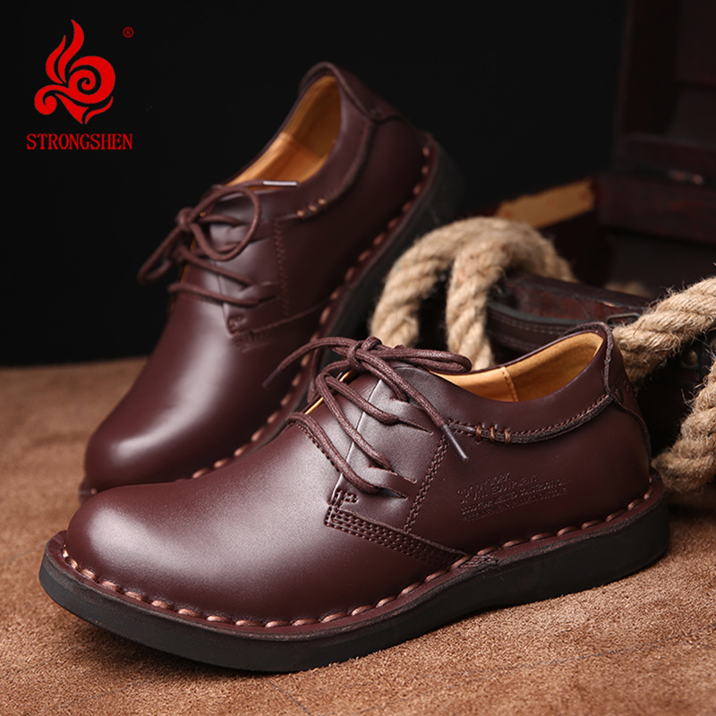 Men Shoes Louboutin - STRONGSHEN männer Echte Leder Schuhe Komfortable