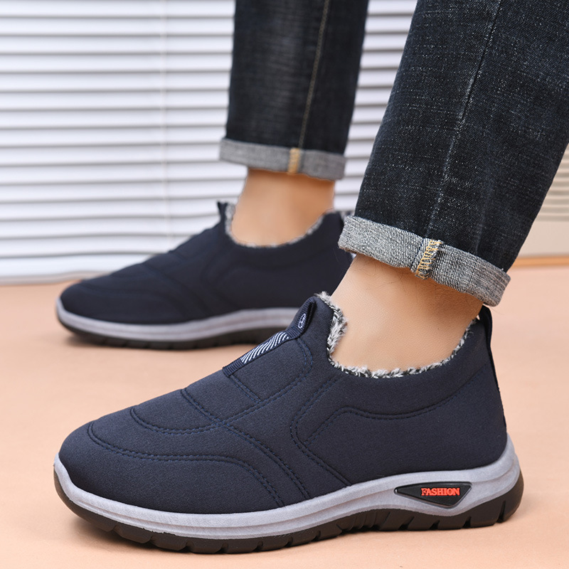 Men Shoes Boots - Verstärkte Fleece-Winter-Baumwollschuhe Damenstiefel Herrenschuhe Schuhe für