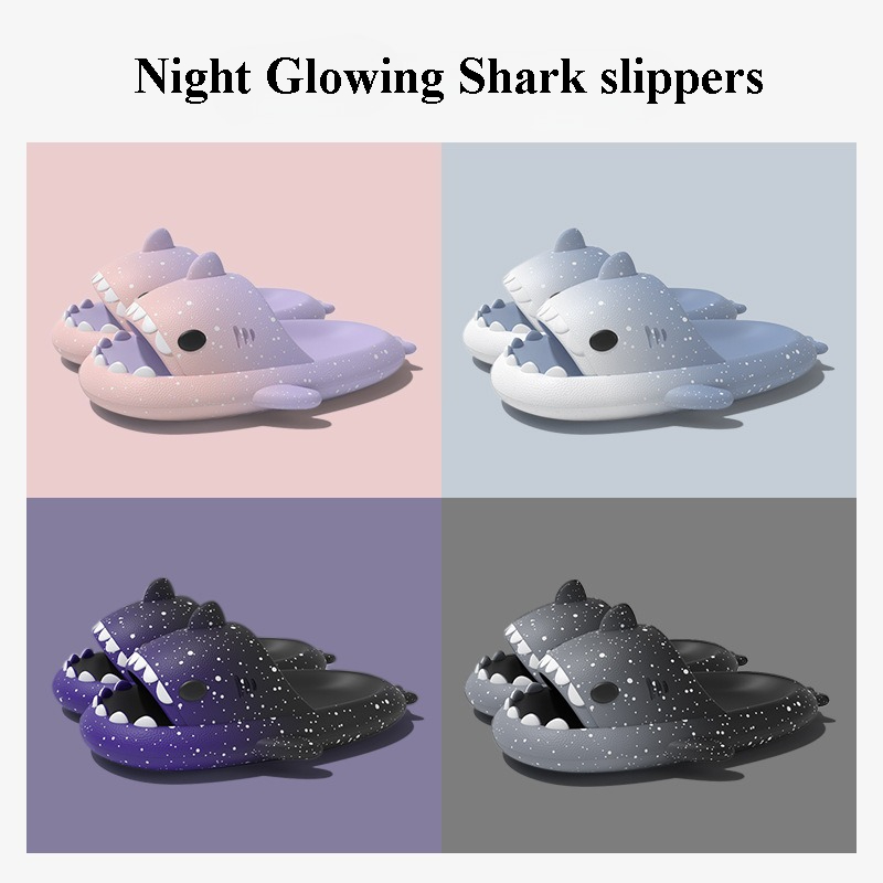 Men'S Shoes To Women'S - Nette Cartoon Shark Hausschuhe Für Frauen