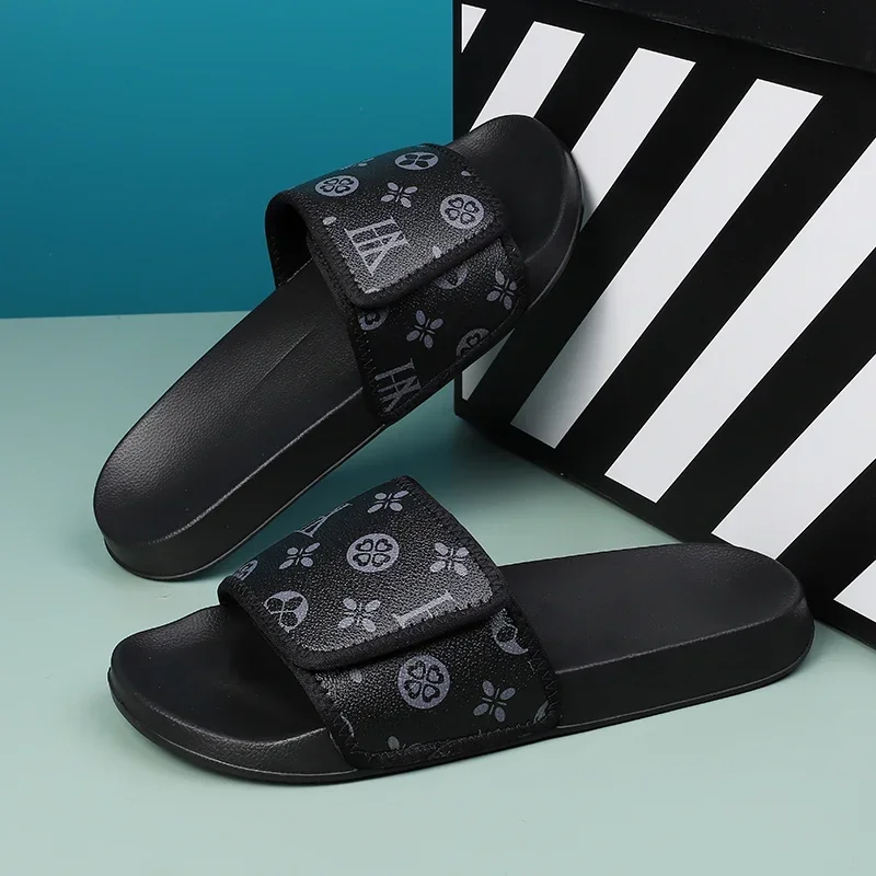 Men Shoes Sale - Herren-Sandalen aus echtem Leder, bequeme Herren-Hausschuhe,