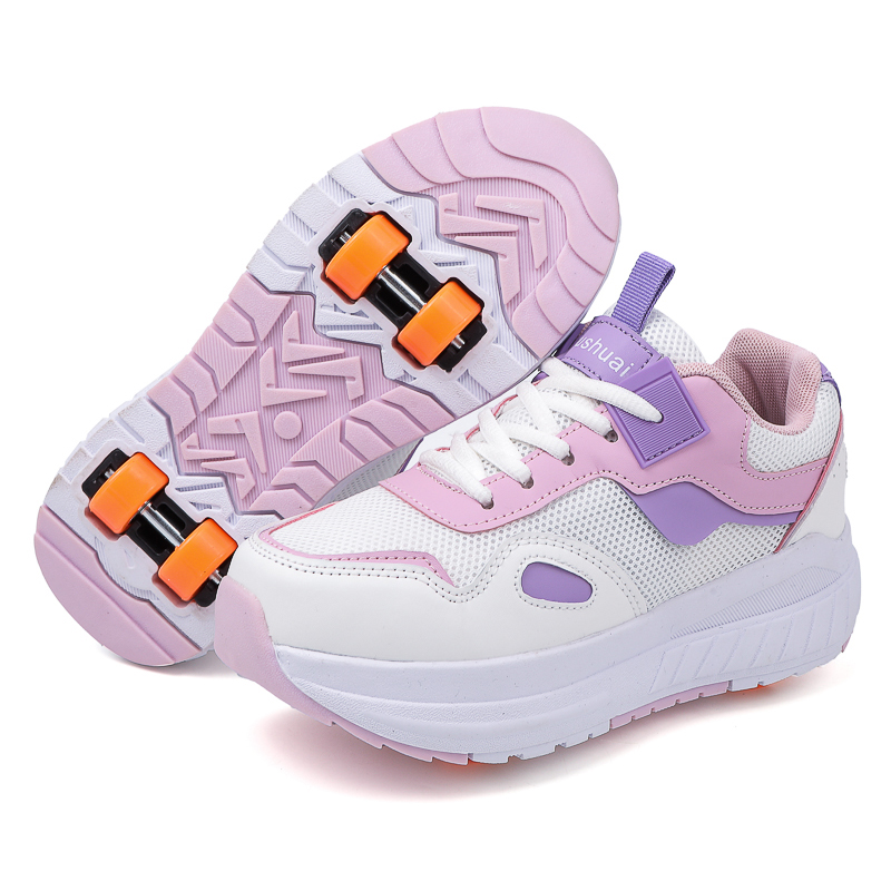 Men'S Shoes To Women'S - Kinder-Rollschuhe mit 4 Rädern, abnehmbare Rollschuhe,