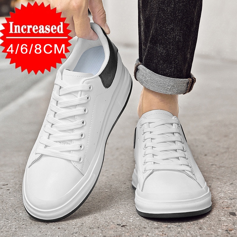 Men'S Shoes Black And White - Neue Luxus Herren Aufzug Schuhe Unsichtbare