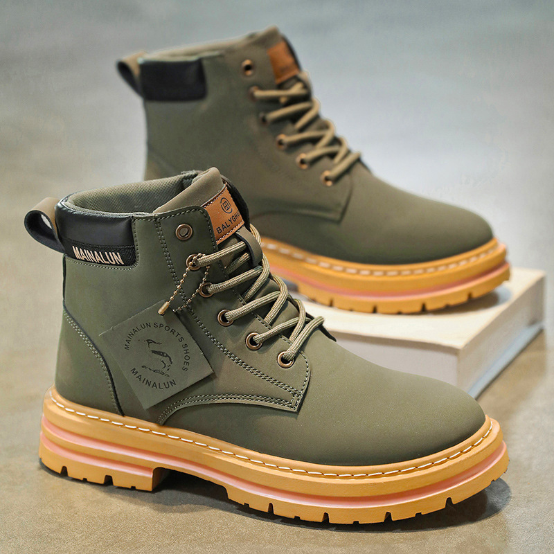 Klassische Herren-High-Top-Sti – Men Shoes Boots Bewertung und Preis