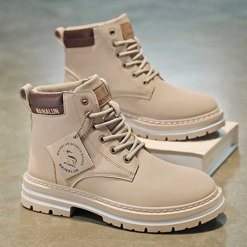 Klassische Herren-High-Top-Sti – Men Shoes Boots Bewertung und Preis