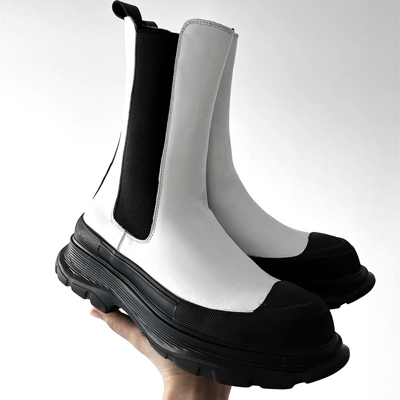 Herrenmode Bühnen-Nachtclub-Pl – Men'S Shoes Black And White Bewertung und Preis