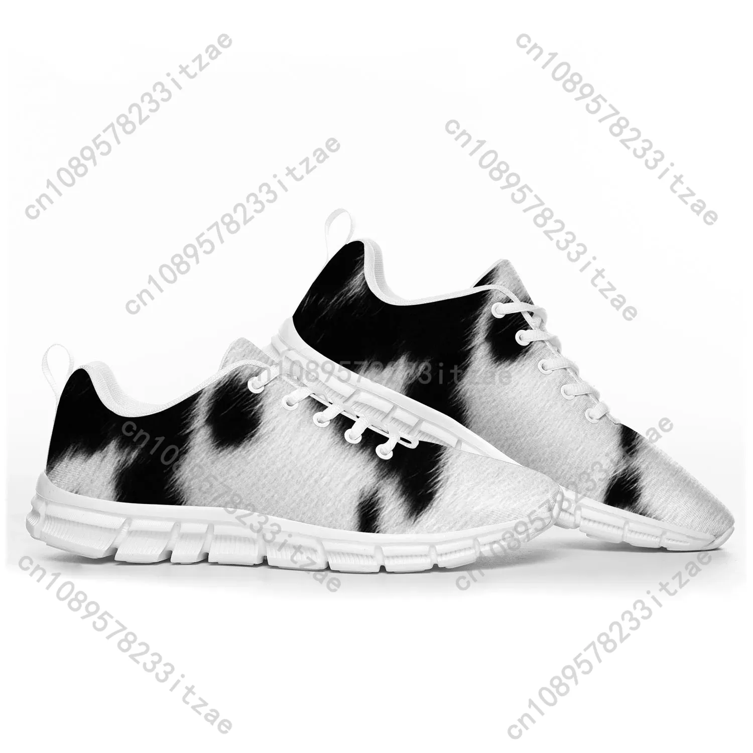 Kuh-Druck, 3D-Muster, Sportsch – Men'S Shoes Black And White Bewertung und Preis