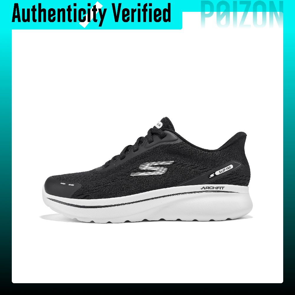 Skechers MEN'S GO WALK Low-Top – Men'S Shoes Black And White Bewertung und Preis