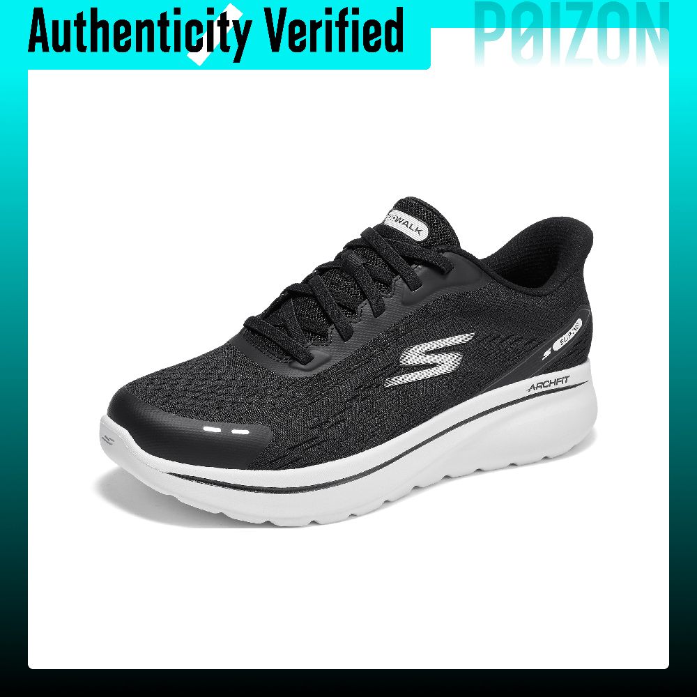 Skechers MEN'S GO WALK Low-Top – Men'S Shoes Black And White Bewertung und Preis