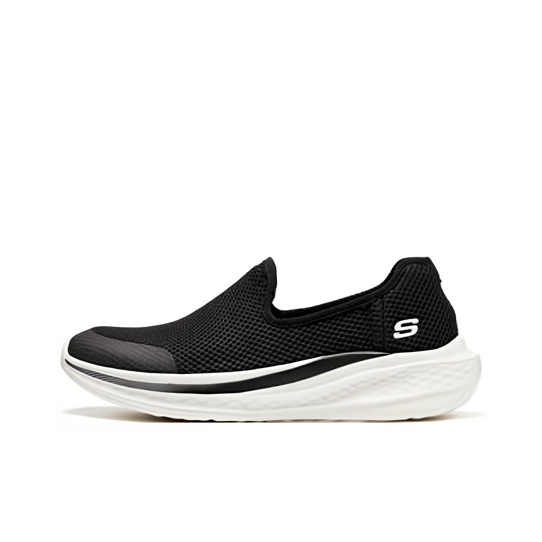 Skechers SLADE Low-Top Freizei – Men'S Shoes Black And White Bewertung und Preis