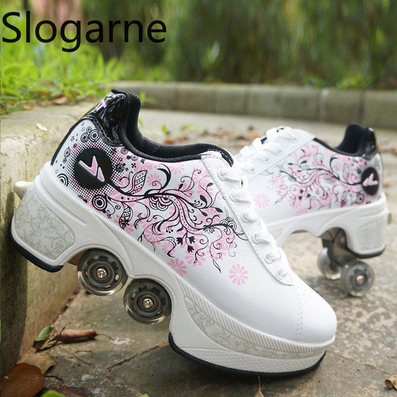 Frauen 4-Räder Verformung Roll – Men'S Shoes To Women'S Bewertung und Preis