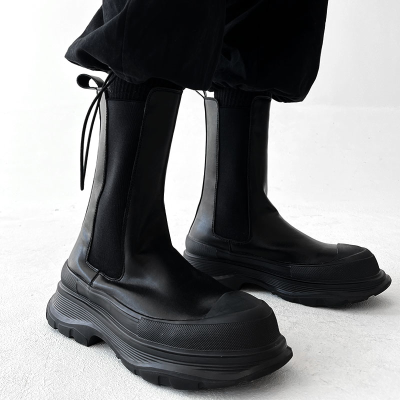 Herrenmode Punk Bühnen-High-To – Men'S Shoes Black And White Bewertung und Preis