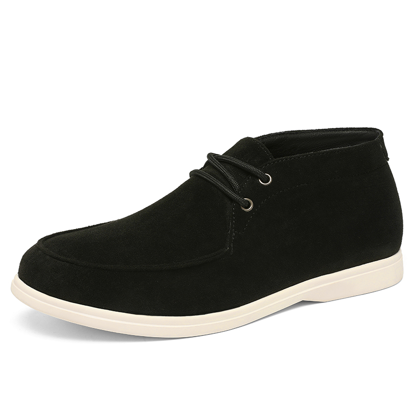 Klassische Chukka-Stiefel aus  – Men'S Shoes Black And White Bewertung und Preis