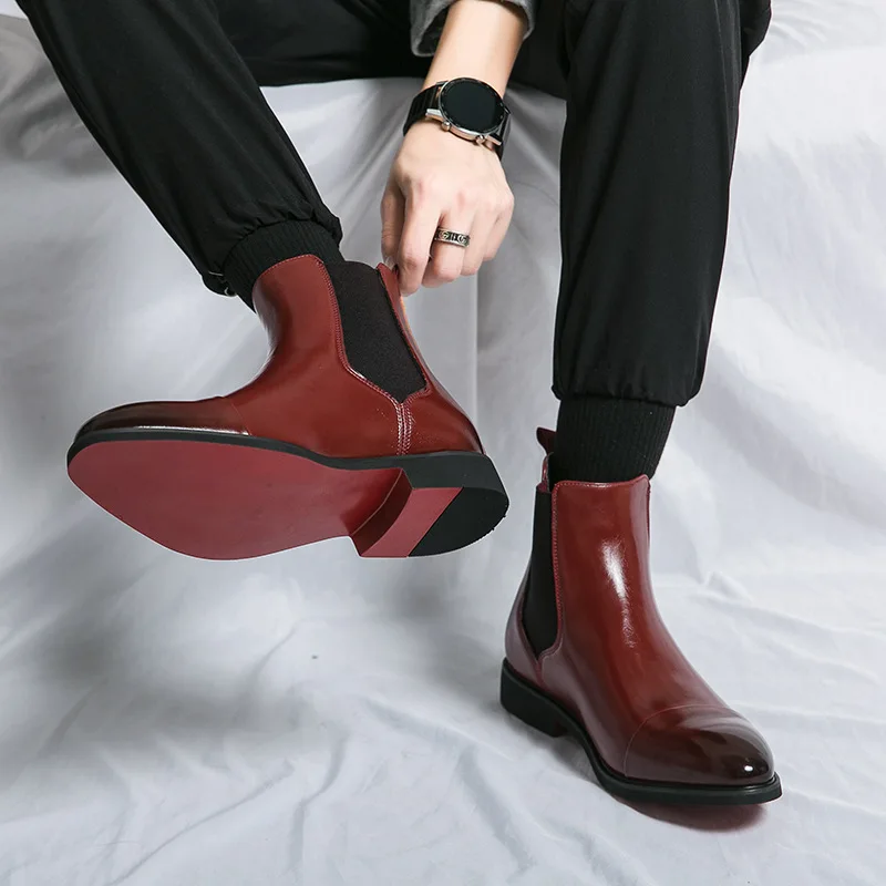 Herrenstiefel Luxusmarke Leder – Men Shoes Louboutin Bewertung und Preis