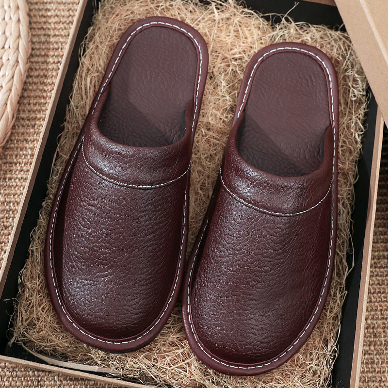 Prägnante Kunstleder-Hausschuh – Men'S Shoes Size 42 In Us Bewertung und Preis