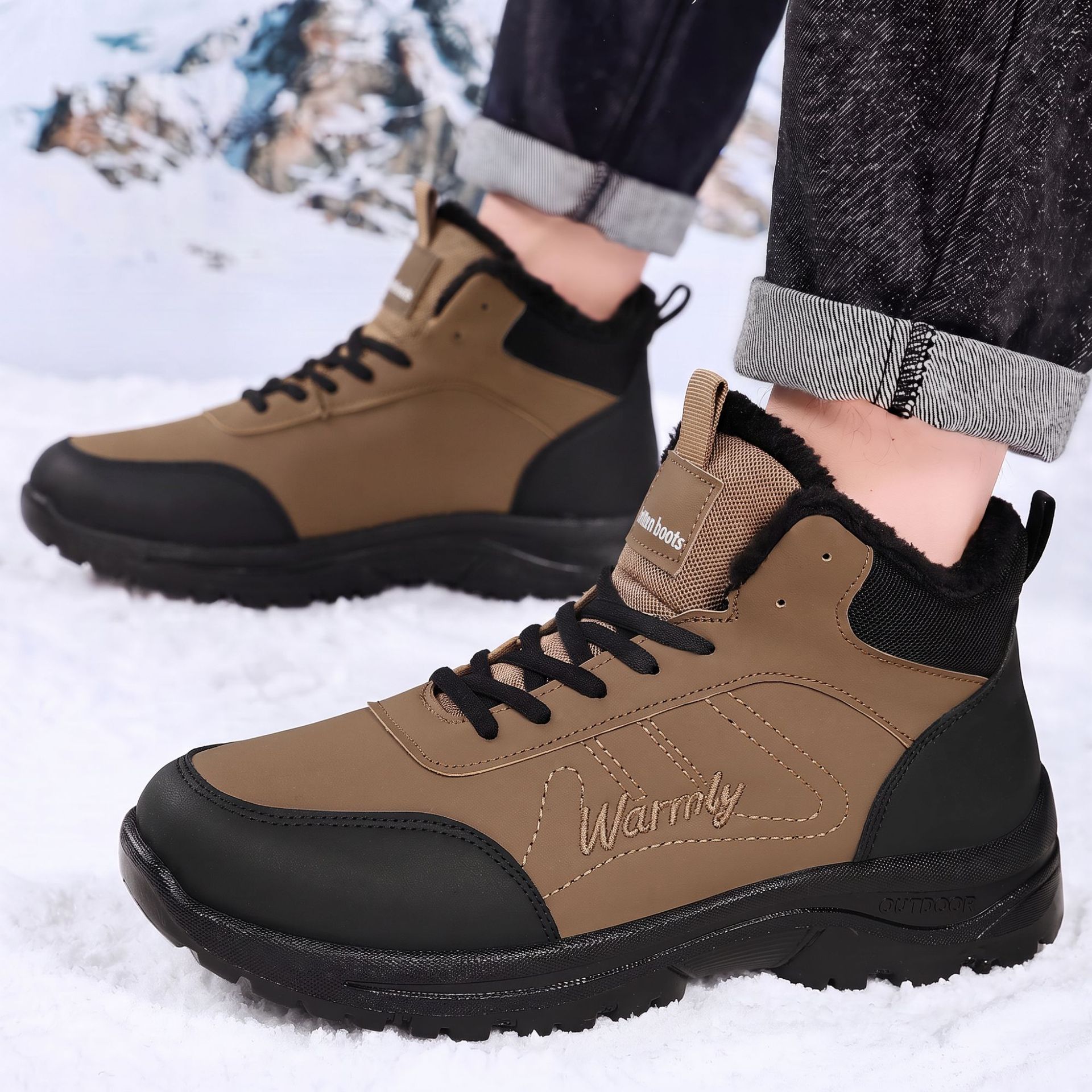 Herren-Baumwollschuhe mit dick – Men'S Shoes Dq Bewertung und Preis