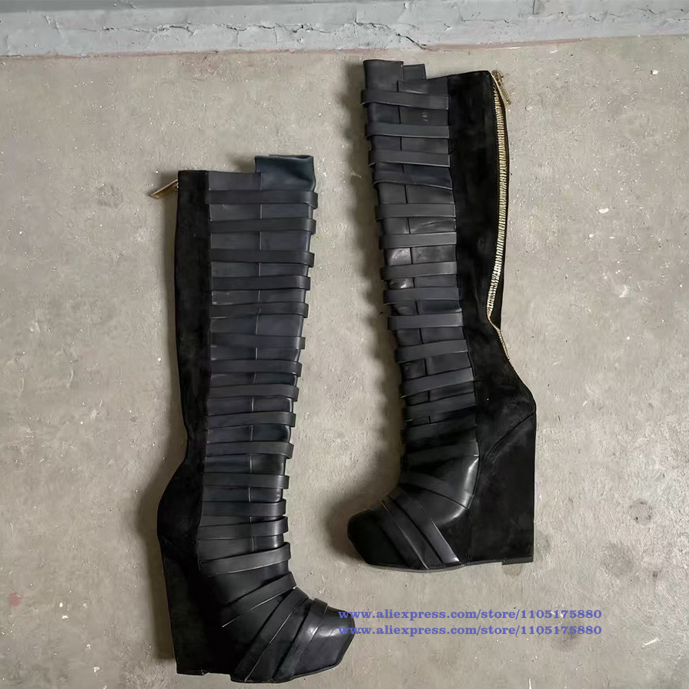 Multi Straps Plattform Keil Kn – Men Shoes Boots Bewertung und Preis